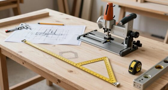 measuring for saw station