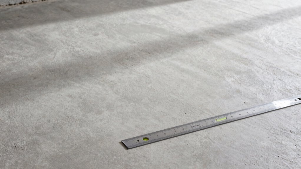 measuring garage floor slope