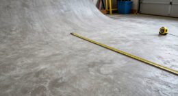 measuring garage floor slope