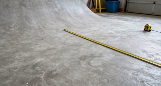 measuring garage floor slope