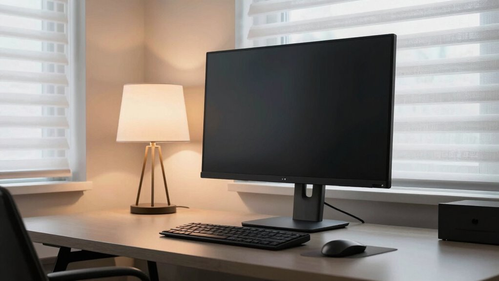 minimize glare through proper setup