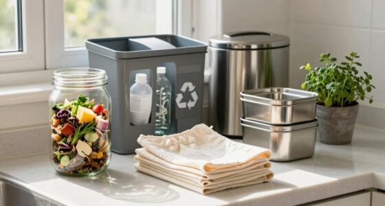 minimize waste through recycling