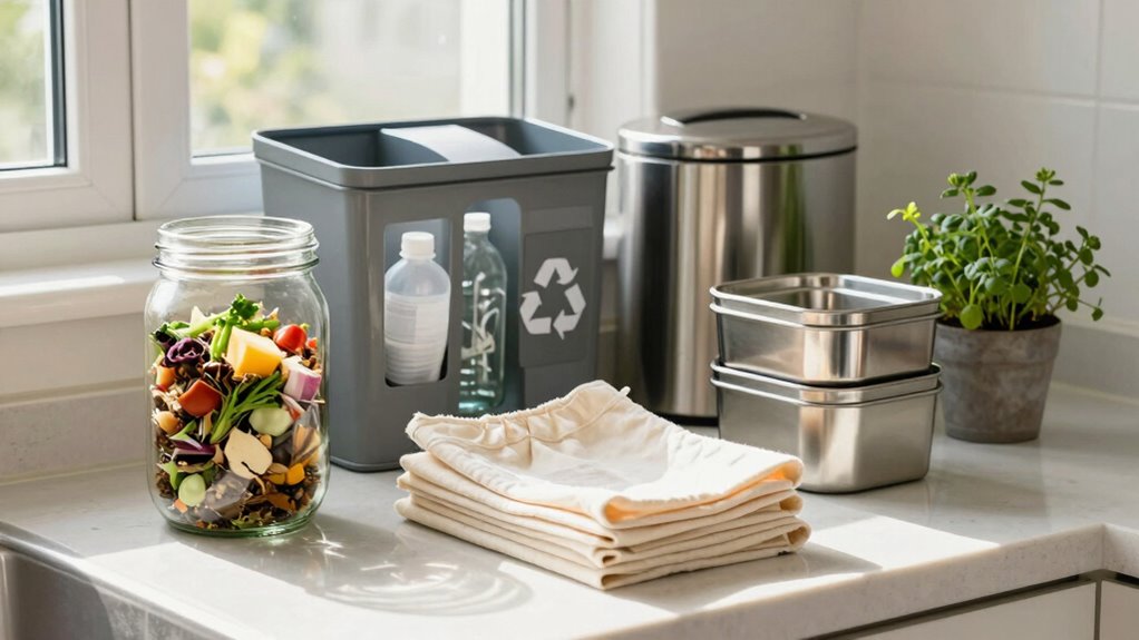 minimize waste through recycling