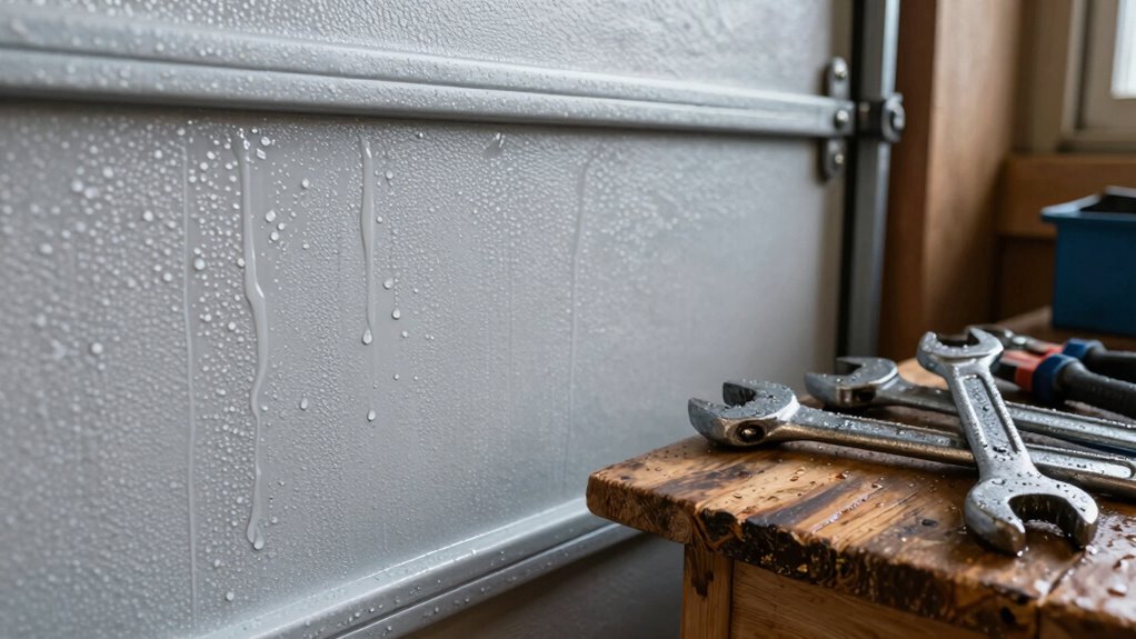 moisture causes condensation buildup