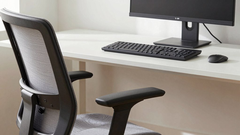 monitor eye level positioning