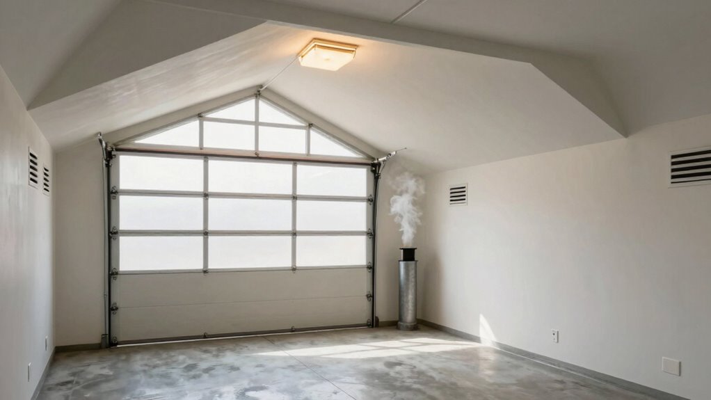 natural airflow prevents garage freezing