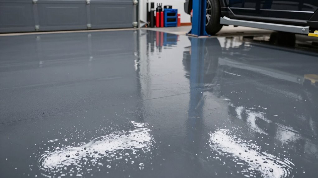 oil resistant garage coating considerations