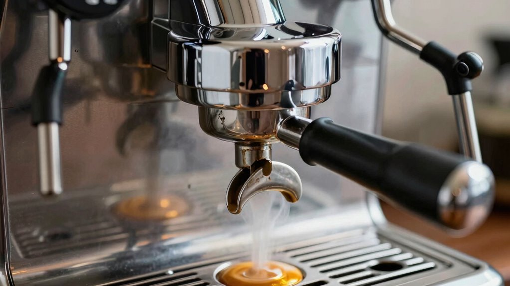 optimal espresso extraction pressure