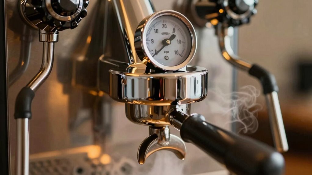 optimal espresso pressure range