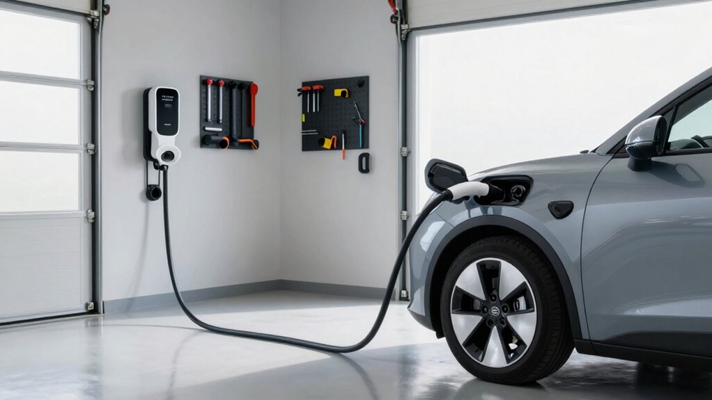 optimal ev charging garage spot