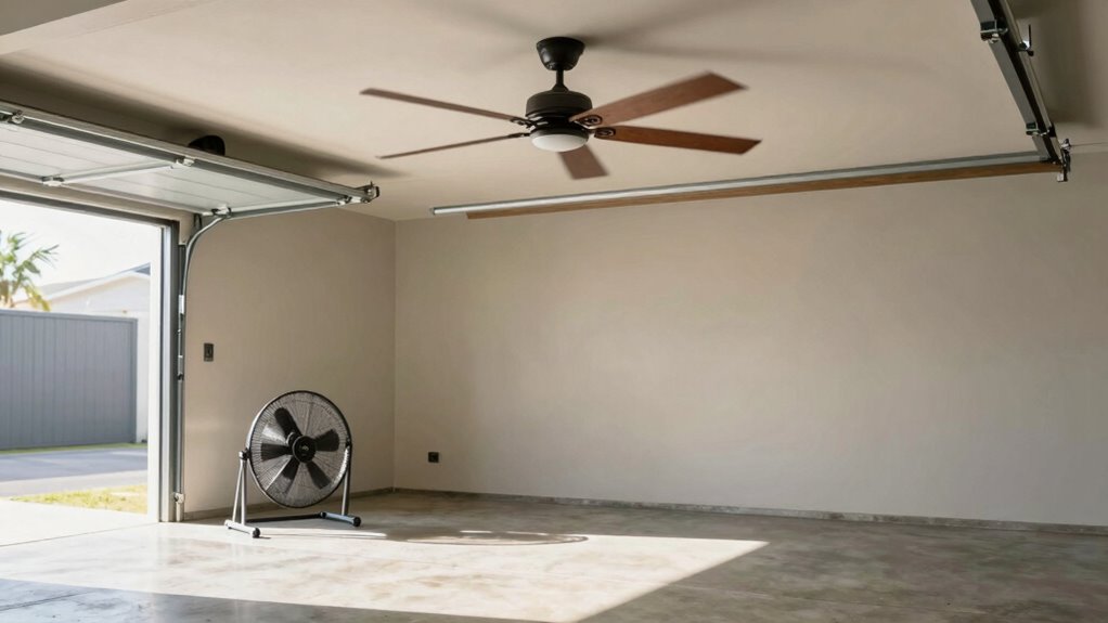 optimal garage fan placement