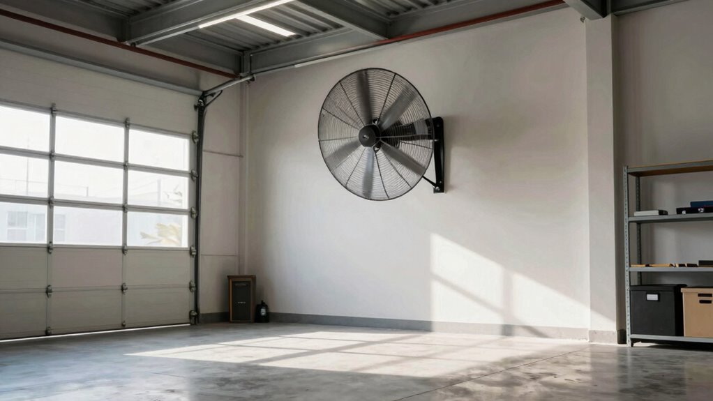 optimal garage fan placement