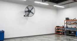 optimal garage fan positioning