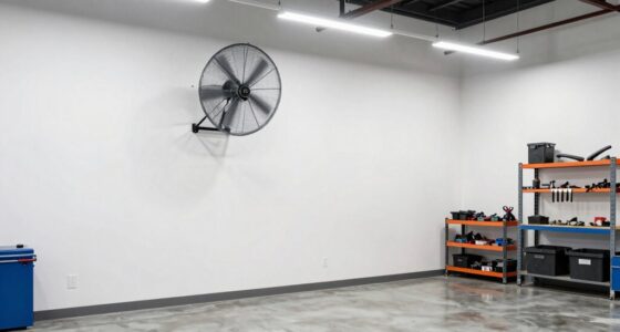 optimal garage fan positioning
