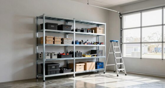 optimal garage shelf height