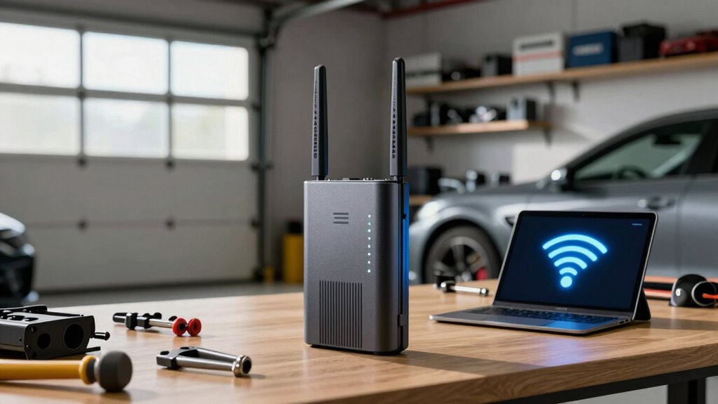 optimal garage wi fi coverage