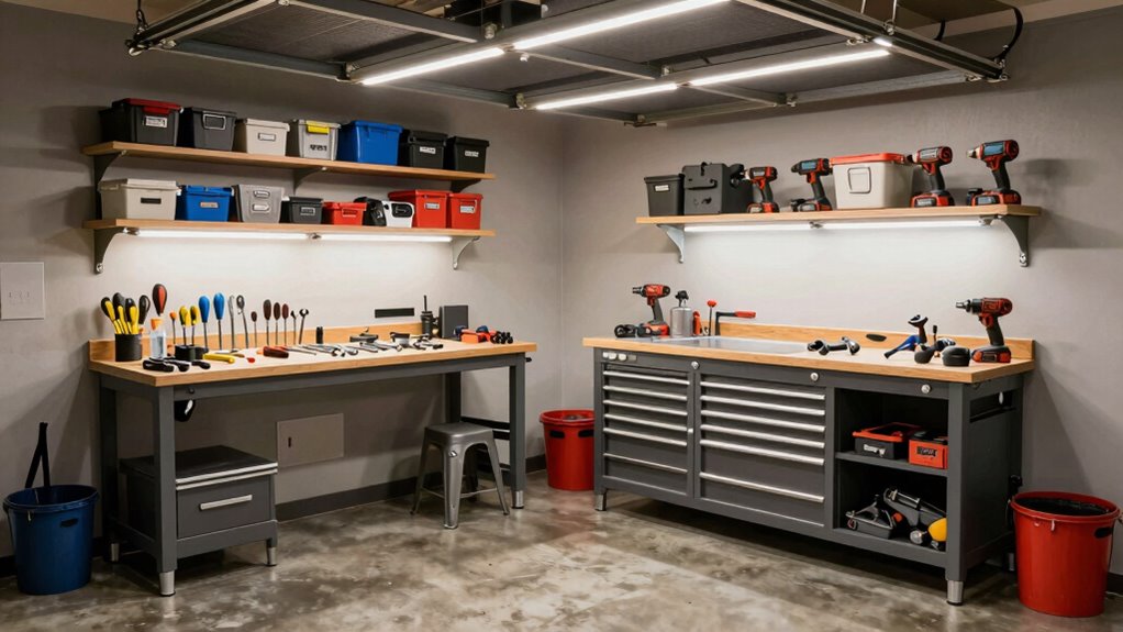 optimal lighting for storage