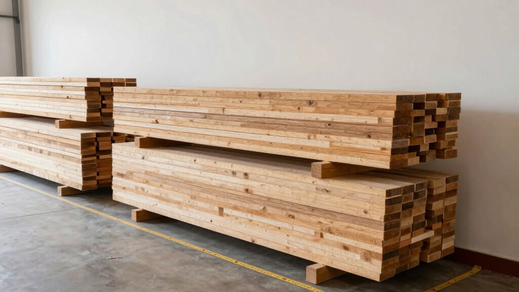 optimal lumber storage dimensions