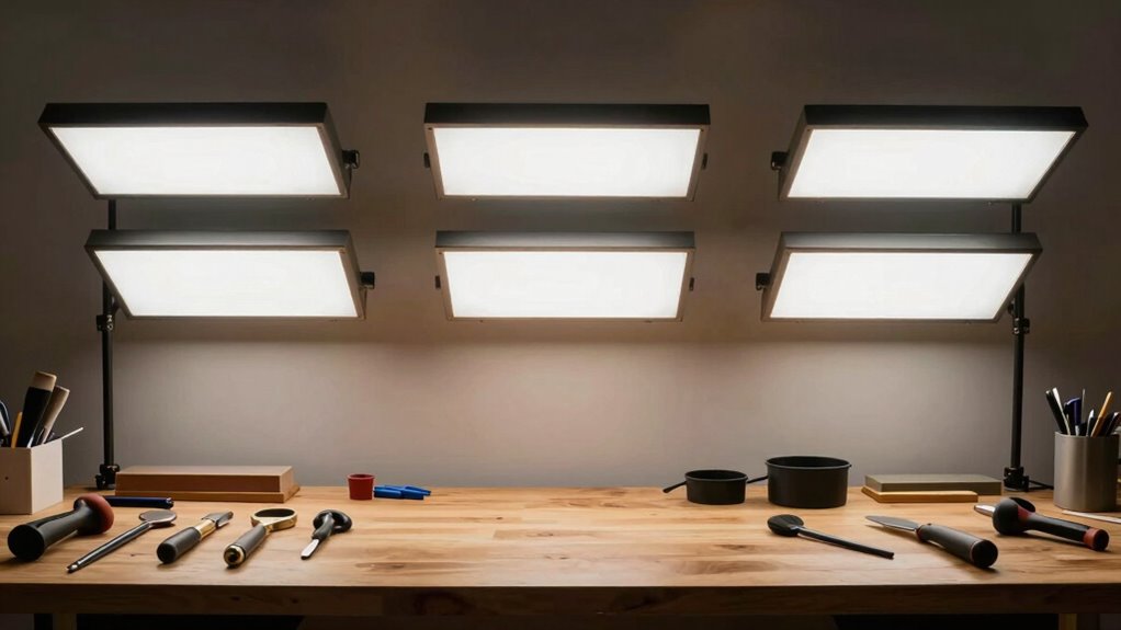 optimal overhead lighting placement