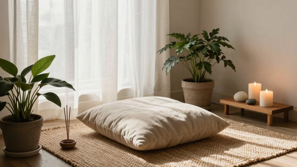 optimal peaceful meditation space