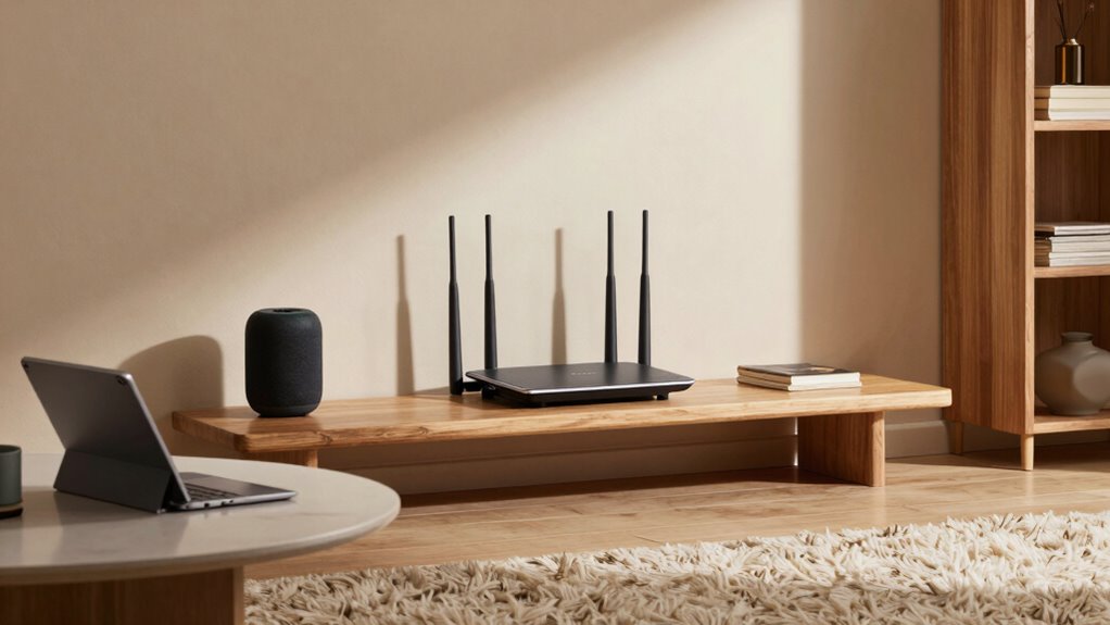 optimal router device placement