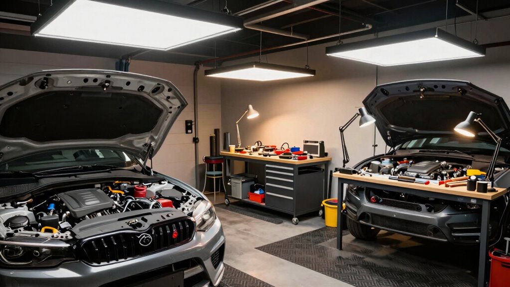 optimal vehicle repair lighting