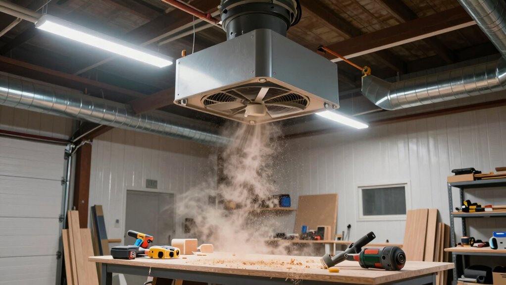 optimize dust control airflow