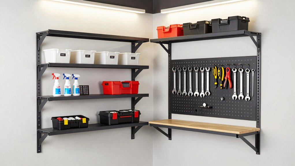 optimize garage corner storage