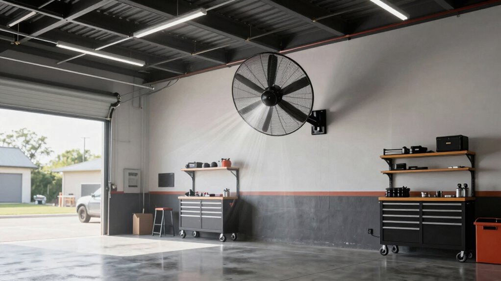 optimize garage fan airflow