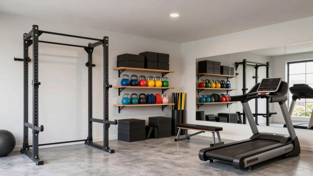 optimize garage fitness space