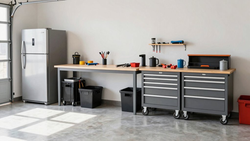 optimize garage lighting and ventilation