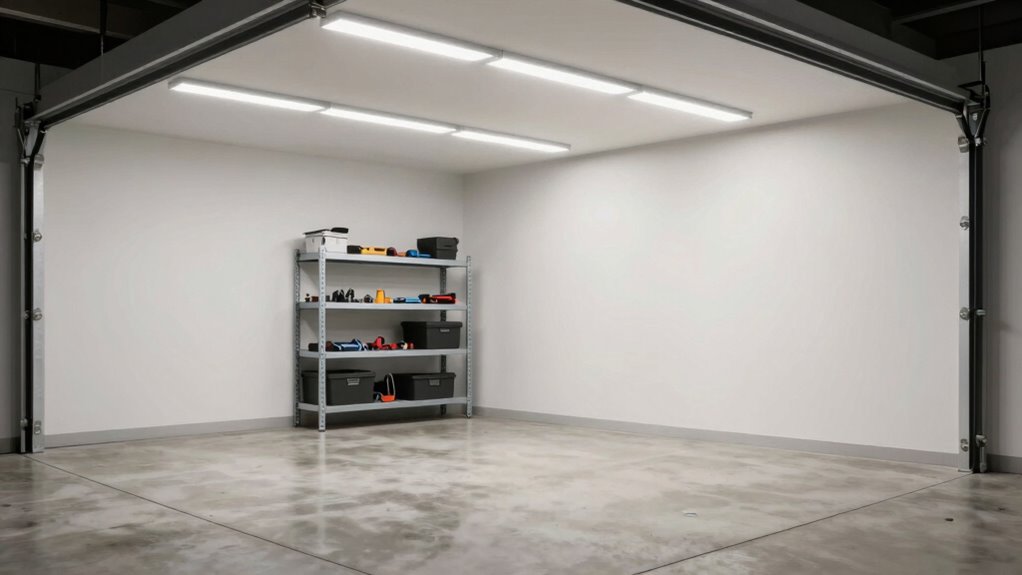 optimize garage lighting setup