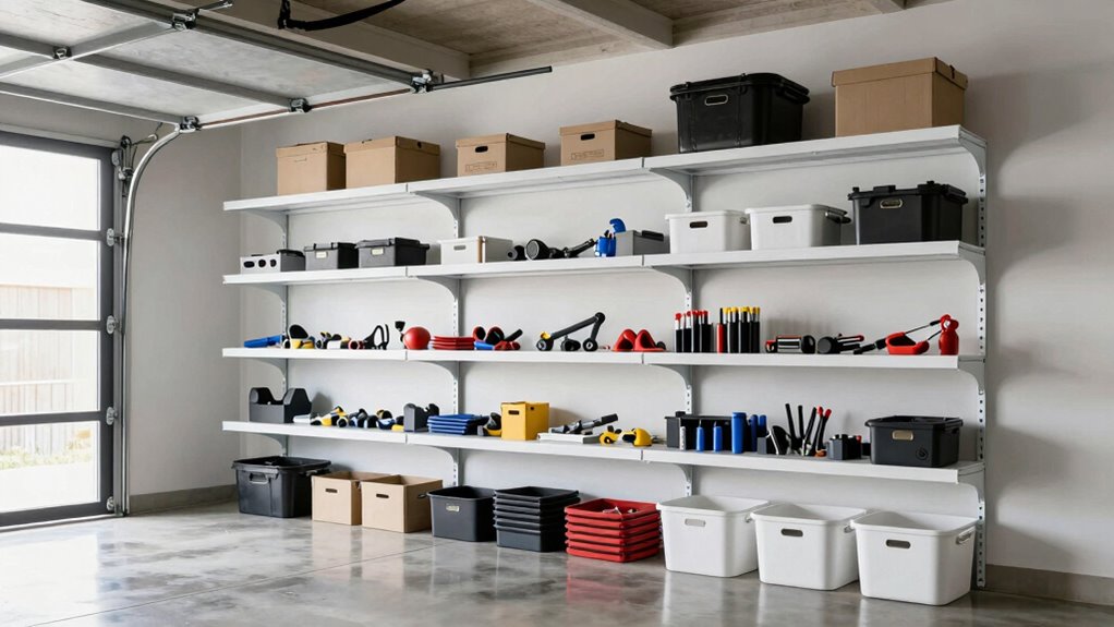 optimize garage storage space