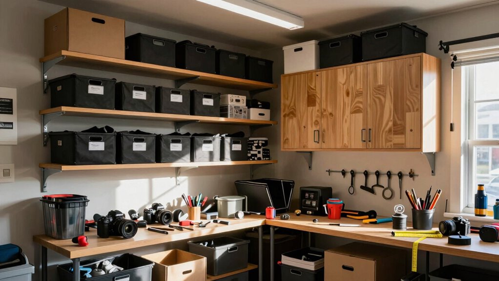 optimize garage storage space