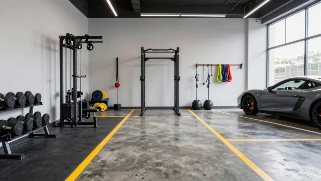 optimize garage workout space