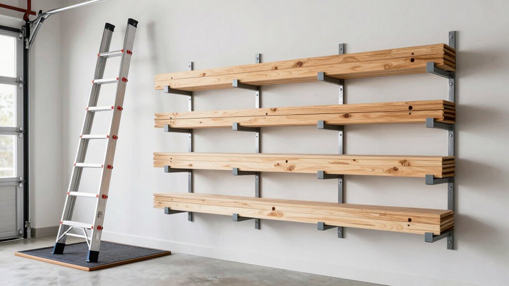 optimize ladder storage safety