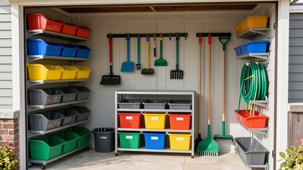 optimize shed wall storage