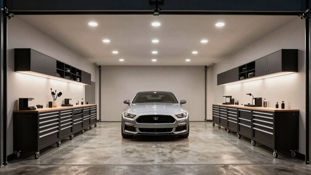 optimized garage lighting plan