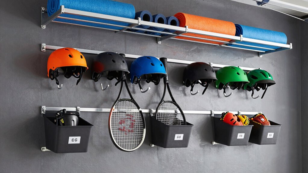 optimized garage sports storage