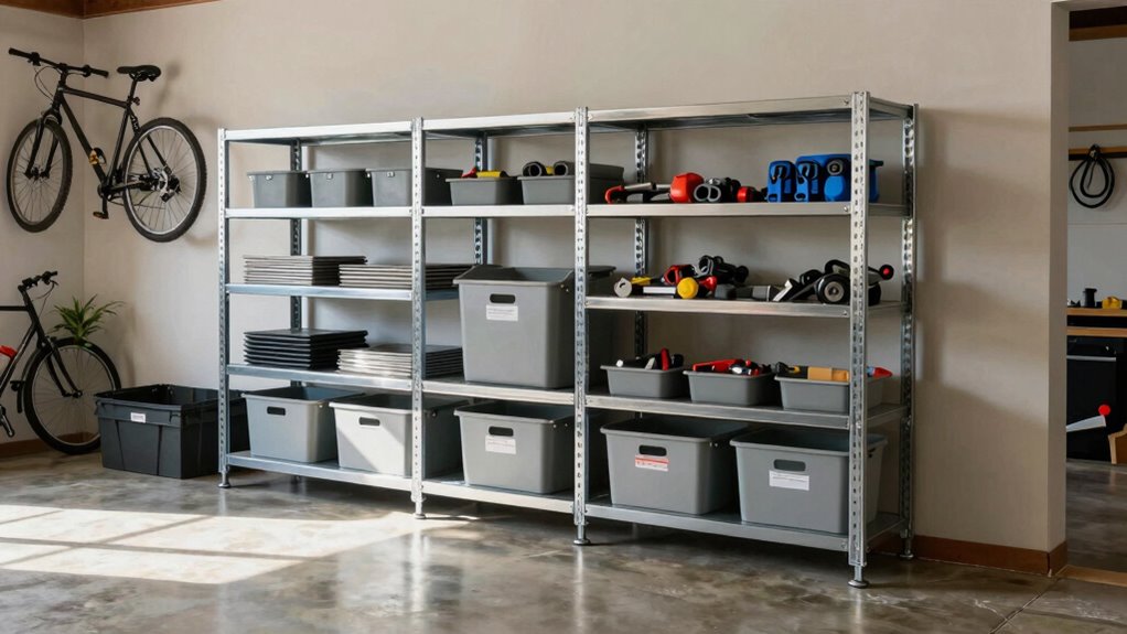 optimized garage storage organization