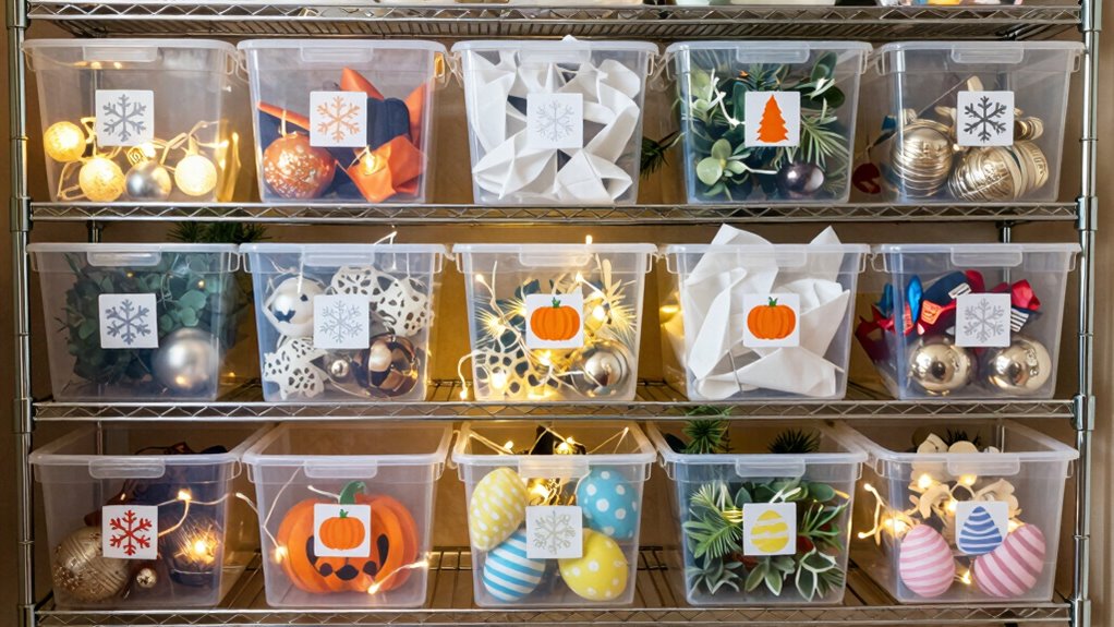 organize by holiday season