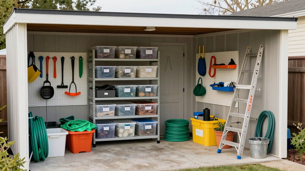 organize declutter label maintain