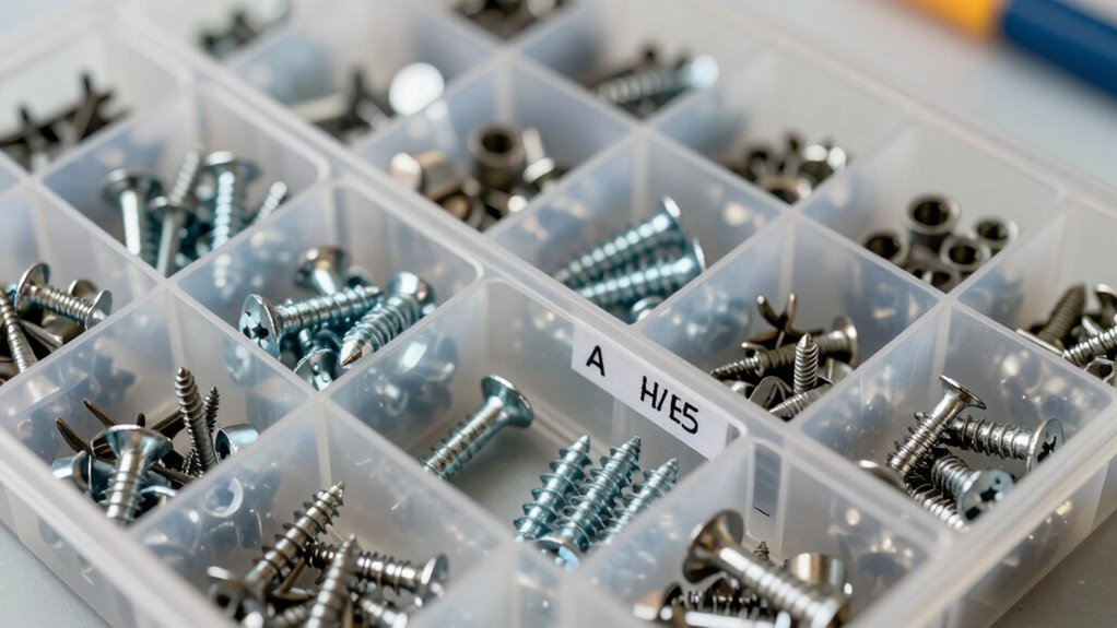 organize fasteners by type