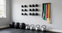 organize gym equipment efficiently