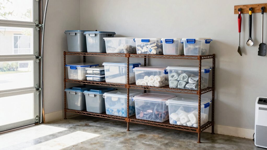 organize inspect ventilate dehumidify