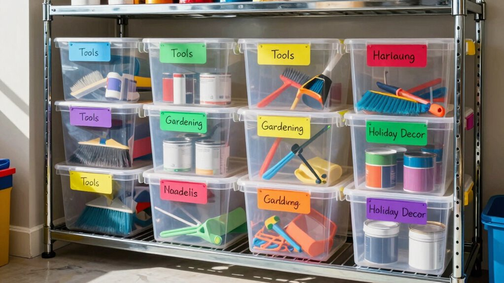 organize label color code efficiently