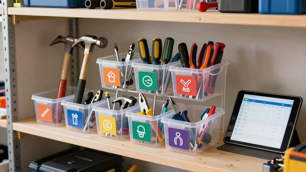 organize label update secure