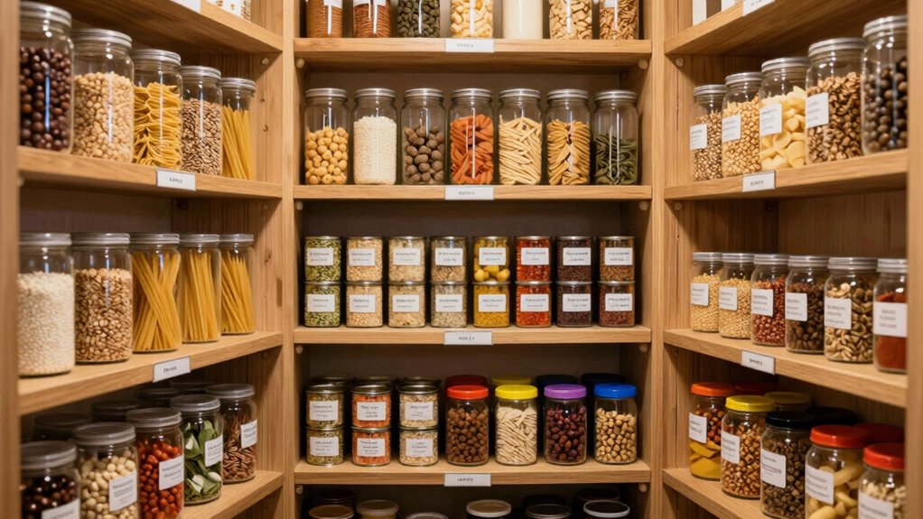 organize pantry into zones