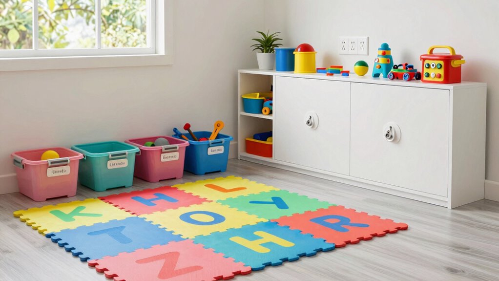 organize safe play areas