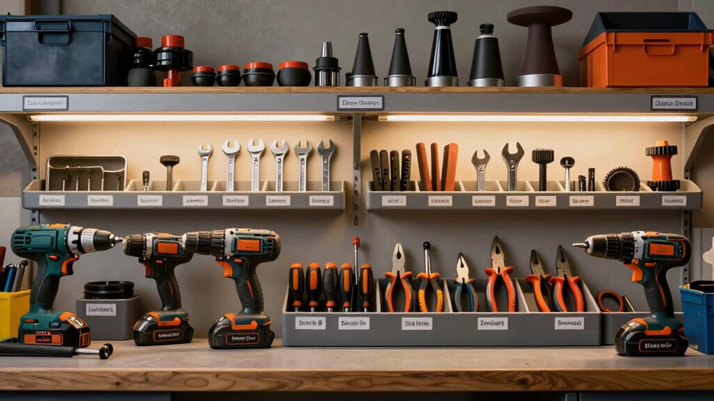 organize tools by usage